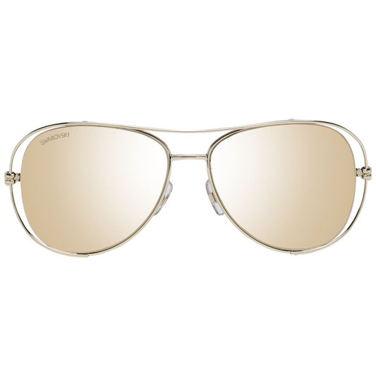 Swarovski Gold Women Sunglass