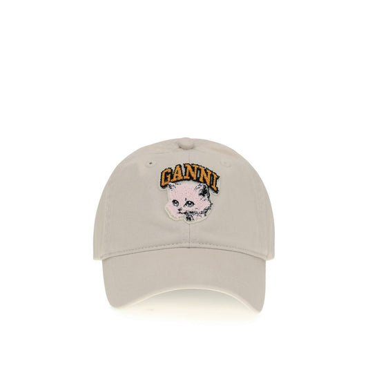 Ganni Kitty Baseball Cap