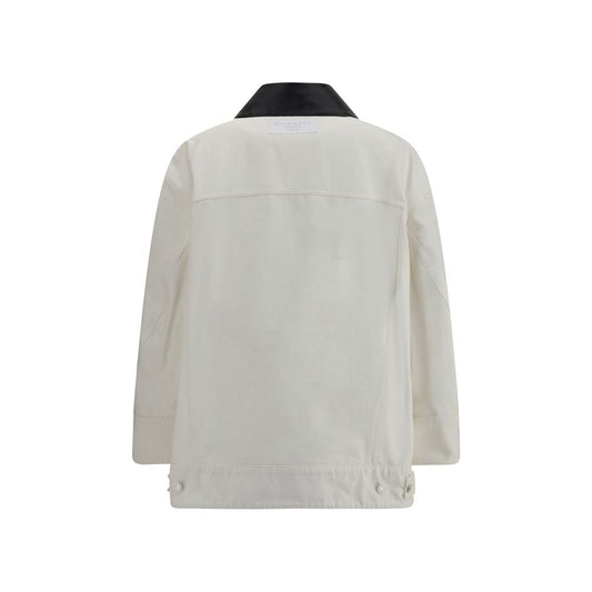 Givenchy White Cotton Denim Jacket