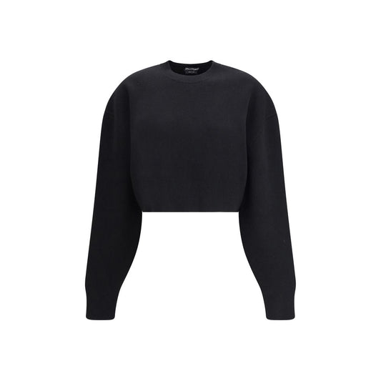 Tom Ford Black Fleece Wool Sweatshirt