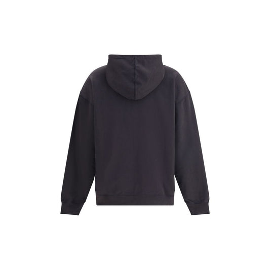 Ganni Black Cotton Sweatshirt