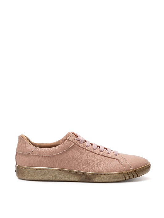Bally Pink Leather Sneaker