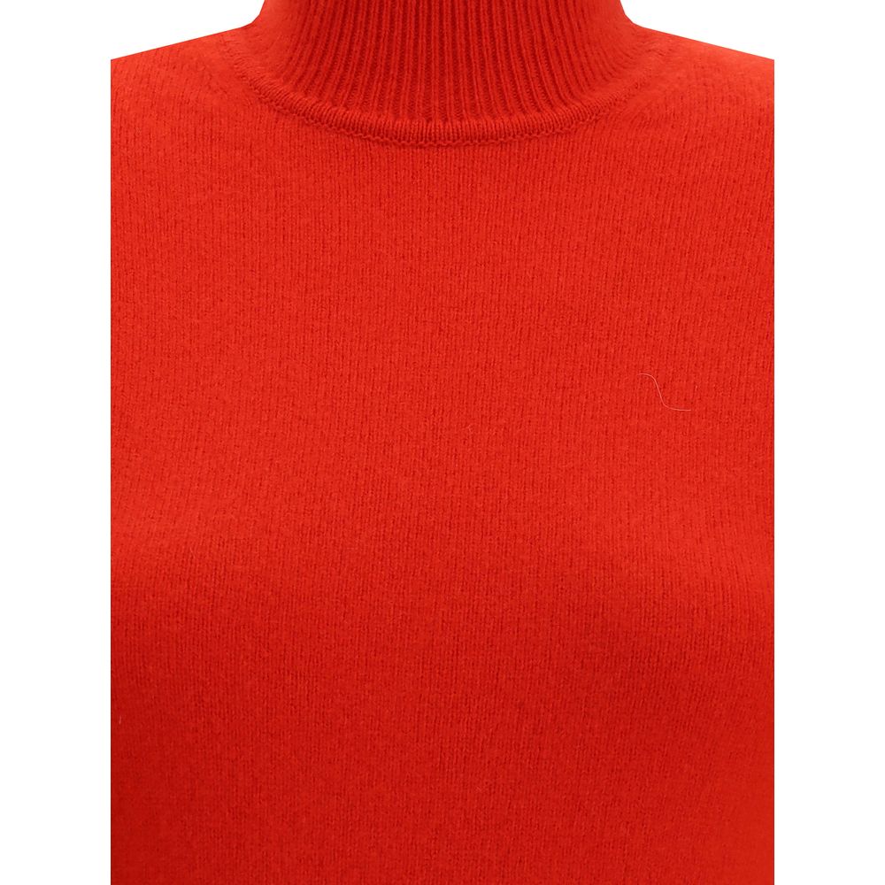 Jacquemus Red Merino Wool Casual Dress