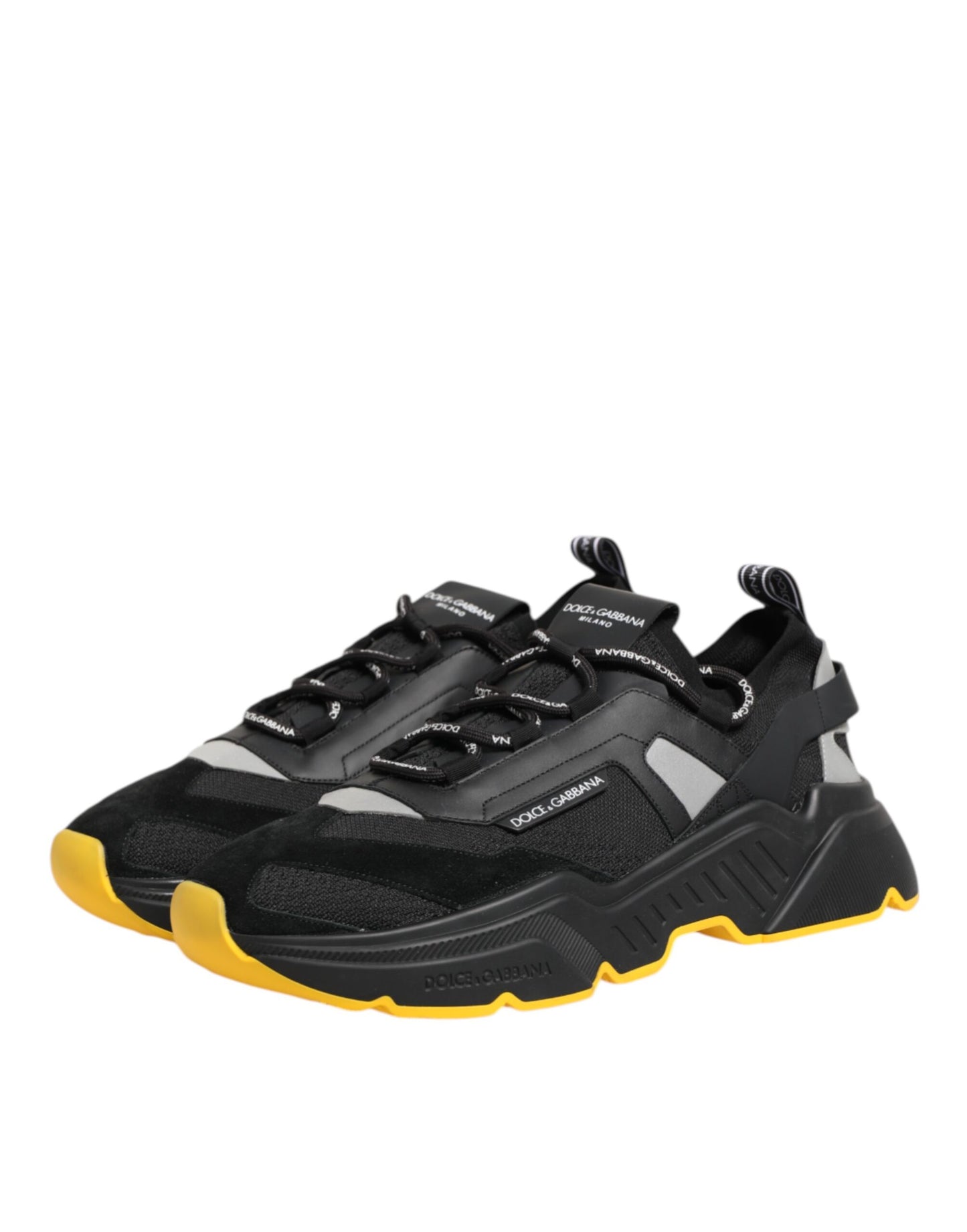 Dolce & Gabbana Black Daymaster Low Top Men Sneakers Shoes