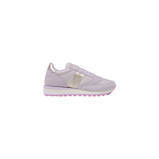 Saucony Pink Suede Leather Sneaker
