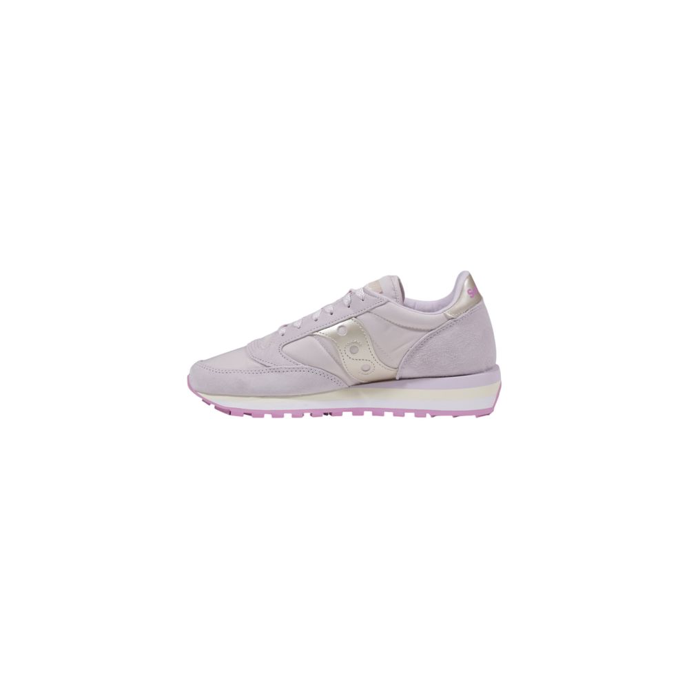 Saucony Pink Suede Leather Sneaker
