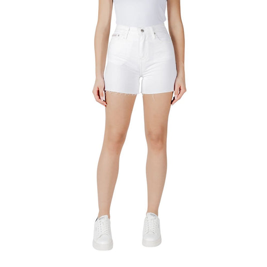 Calvin Klein Jeans White Cotton Shorts