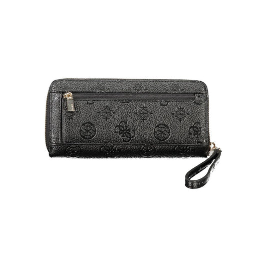 Guess Jeans Black Polyethylene Women Wallet