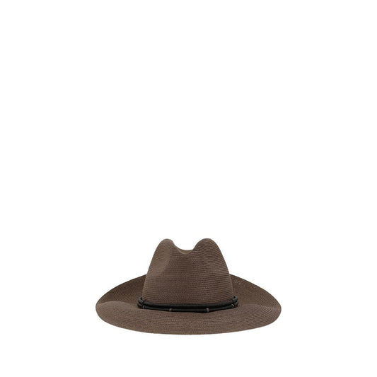 Brunello Cucinelli Fedora in hemp and techno cotton