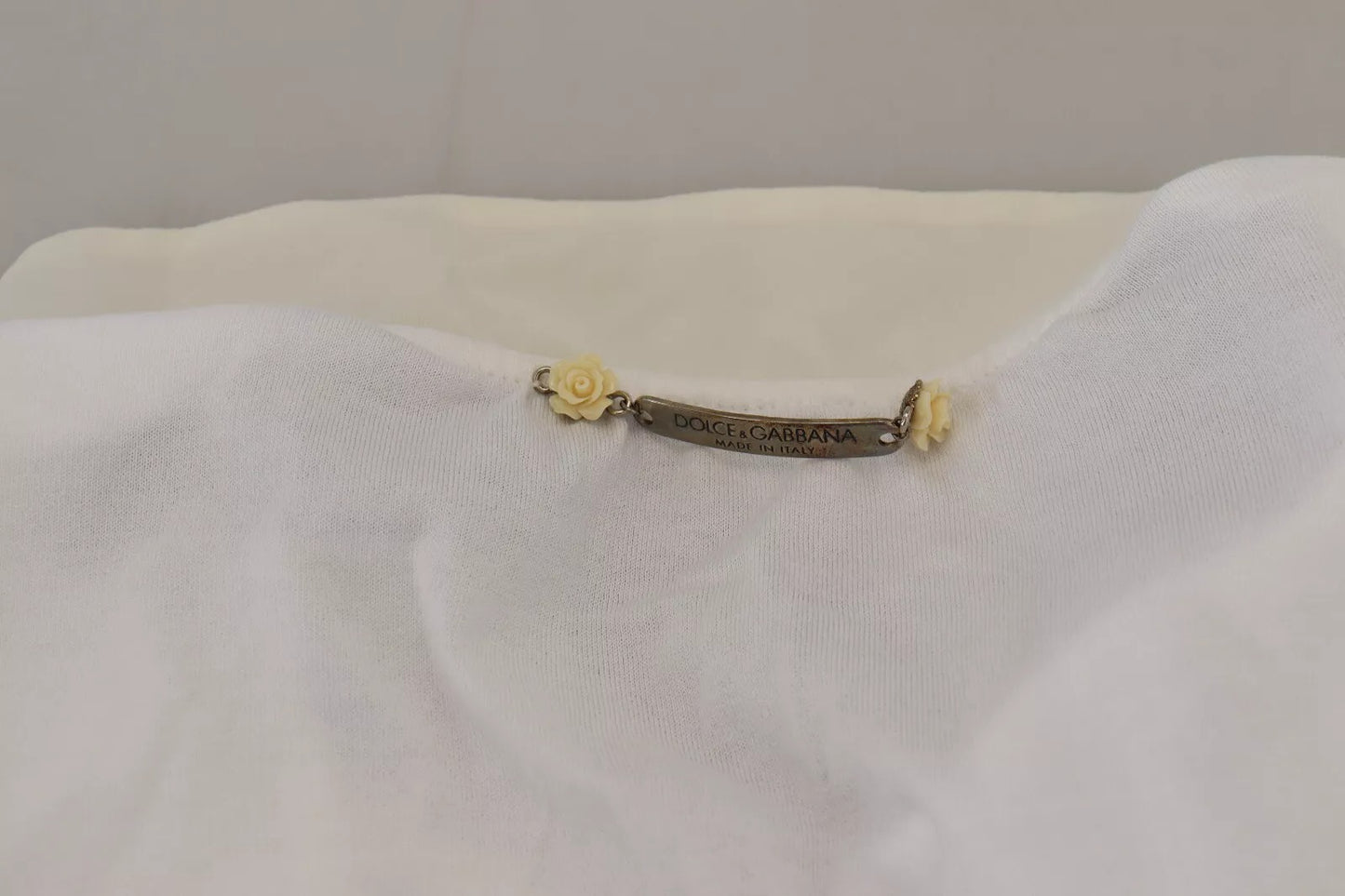 Dolce & Gabbana White Cotton LOVE Print Top Blouse T-shirt