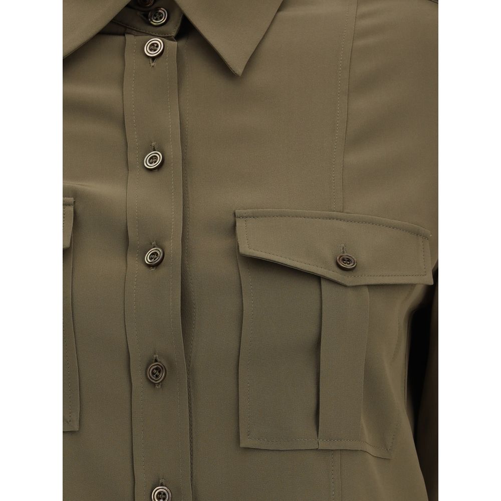 Tom Ford Green Silk Dress Shirt