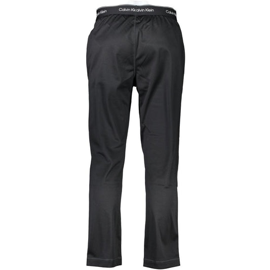 Calvin Klein Black Polyester Pant