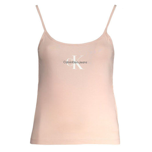 Calvin Klein Pink Cotton Tank Top