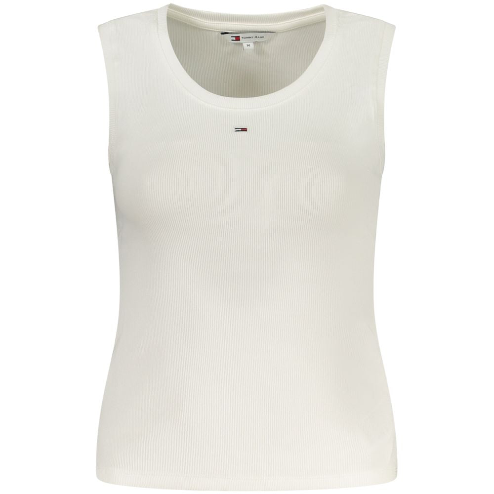 Tommy Hilfiger White Cotton Tank Top
