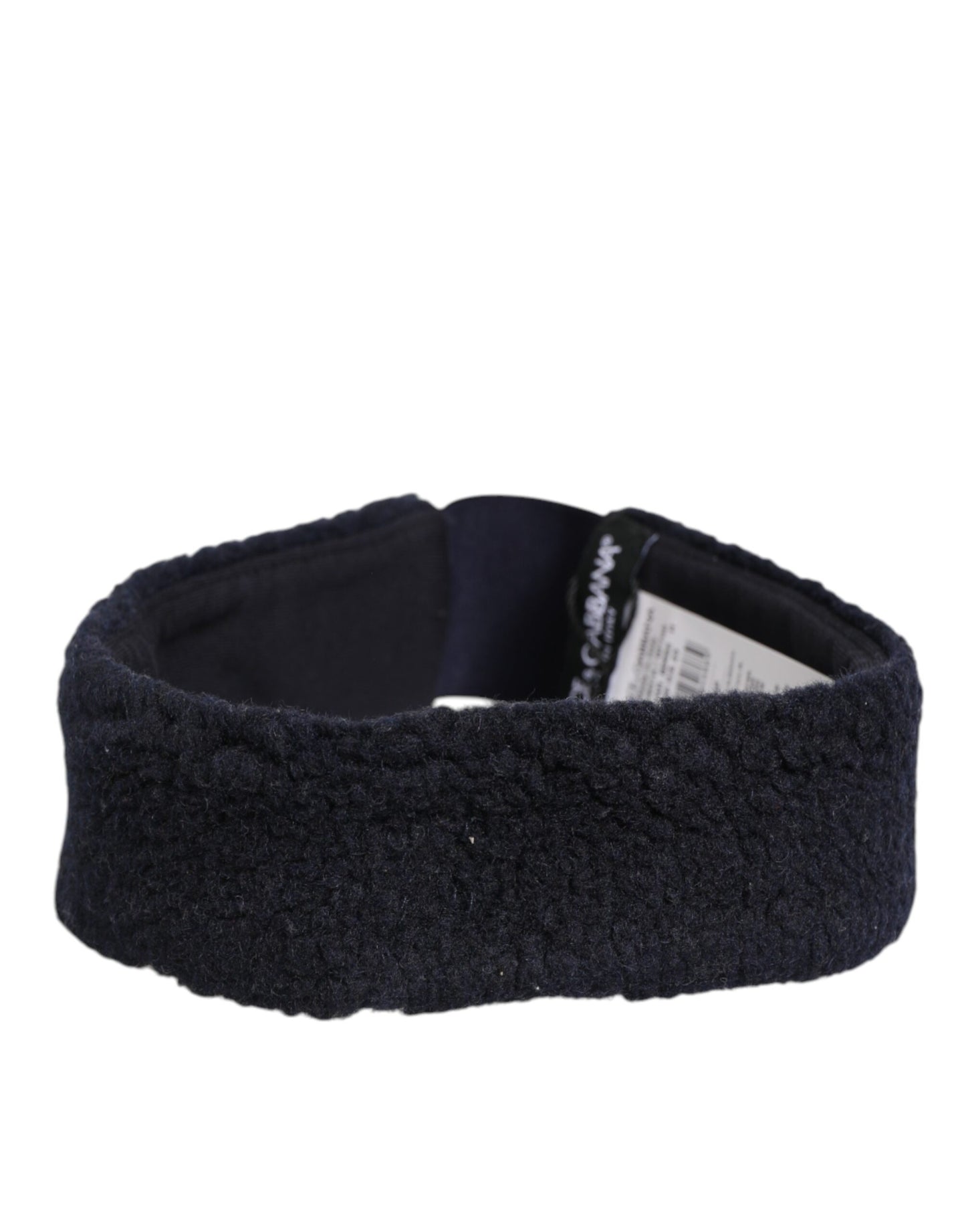 Dolce & Gabbana Black Cotton Headband Fisherman Cap One Size Men Hat