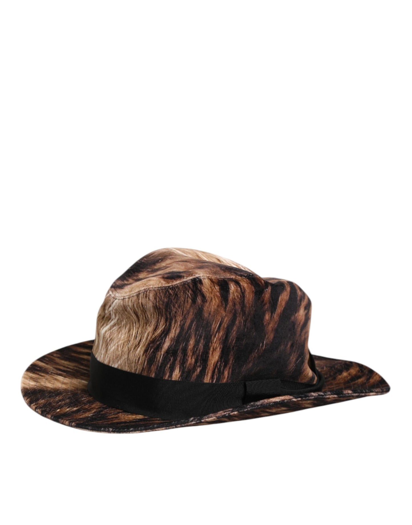 Dolce & Gabbana Multicolor Cotton Blend Fedora Capello Men Hat