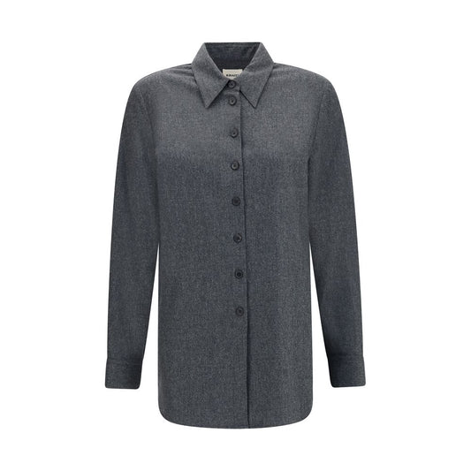 Khaite Gray Wool Shirt