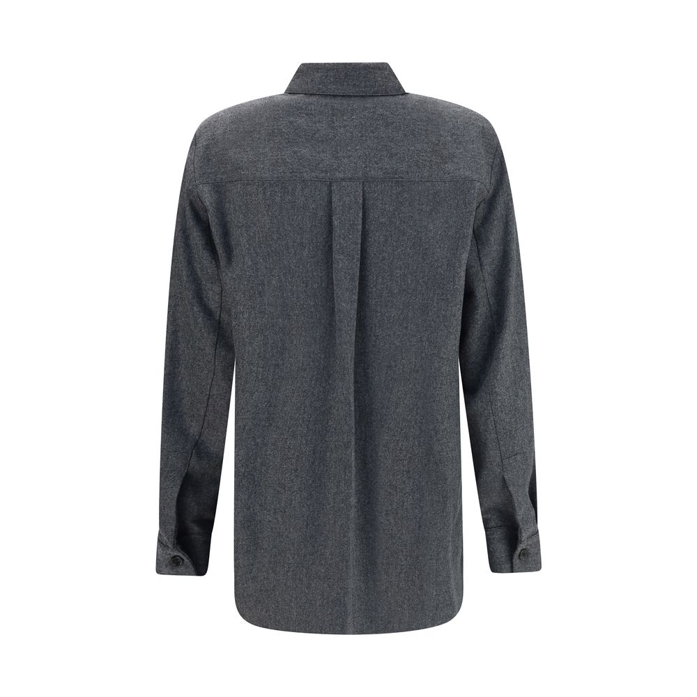 Khaite Gray Wool Shirt