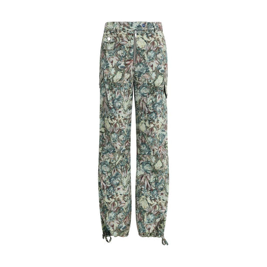 Ganni Multicolor Cotton Casual Pants