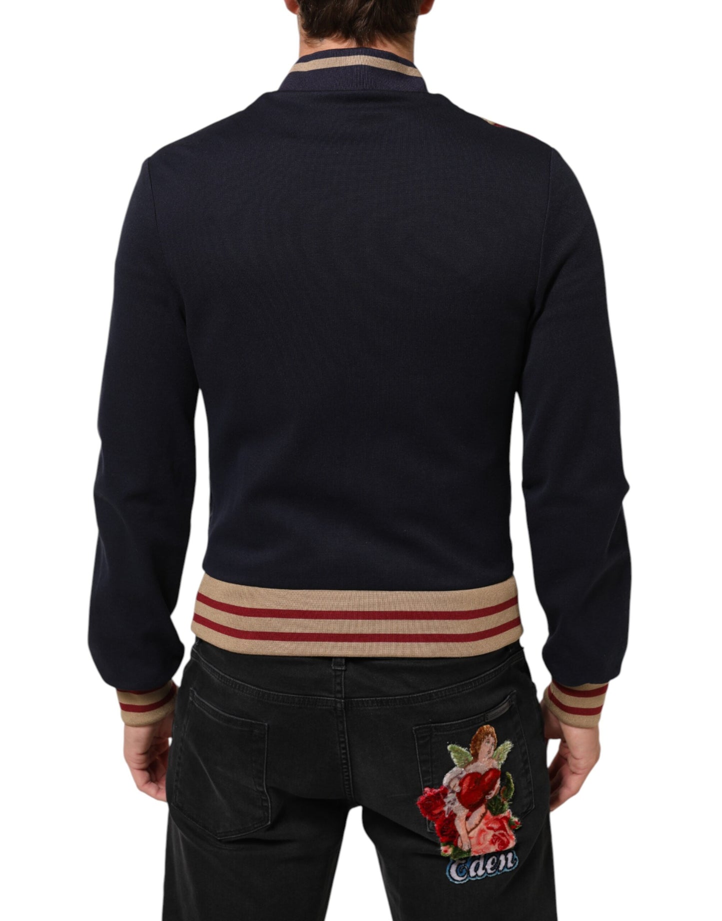 Dolce & Gabbana Multicolor #DGMillennials Full Zip Bomber Jacket