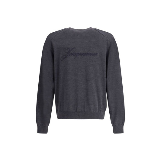 Jacquemus Gray Merino Wool Sweatshirt