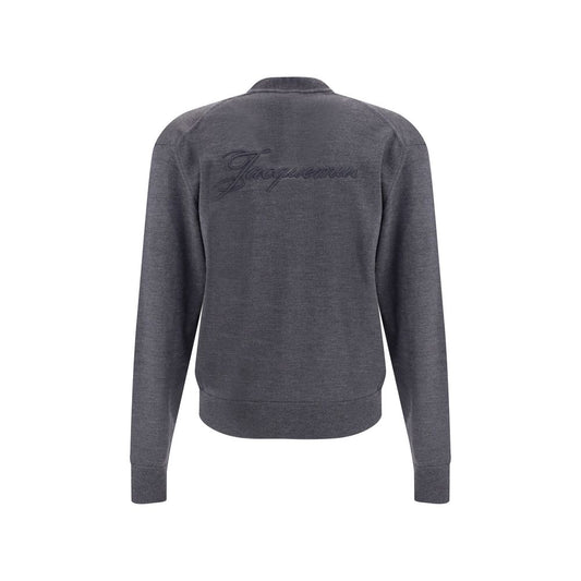Jacquemus Gray Merino Wool Cardigan