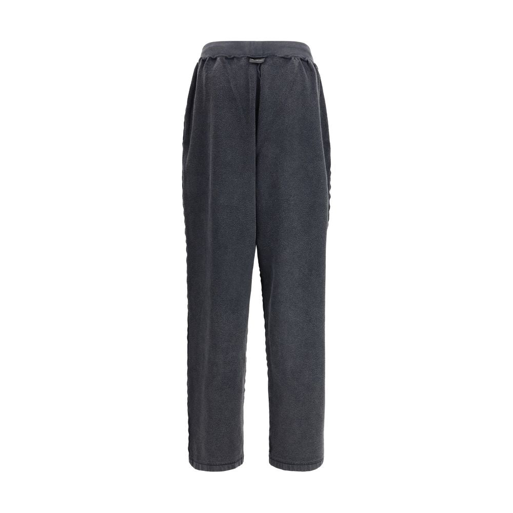 Balenciaga Black Cotton Joggers (Workout Pants)