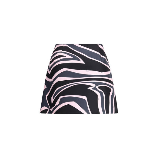 Emilio Pucci Multicolor Silk Mini Skirt