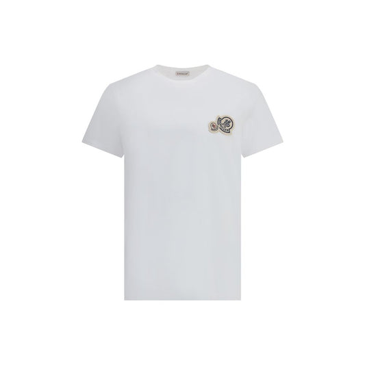 Moncler White Cotton T-Shirt