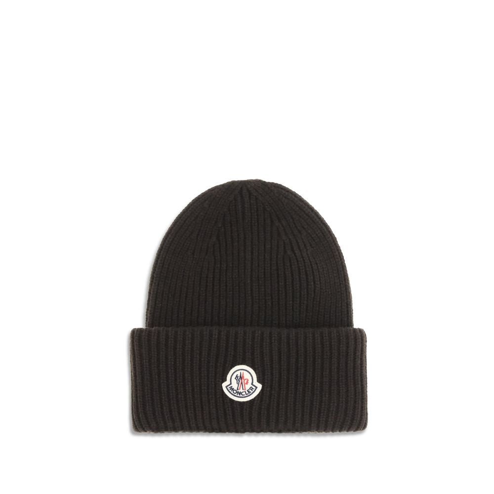 Moncler Black Wool Beanie