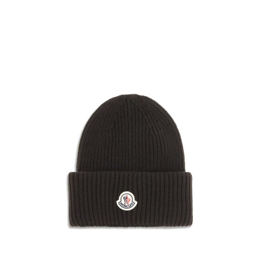 Moncler Black Wool Beanie