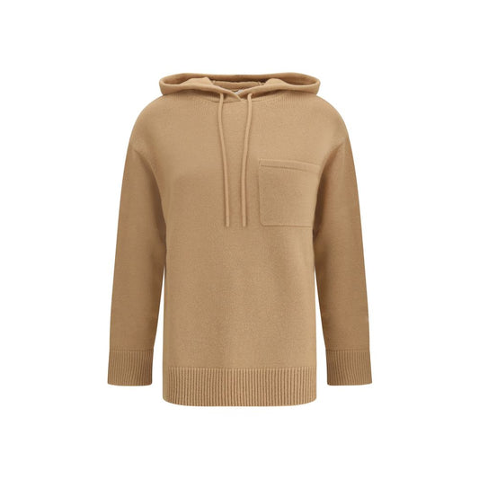 Max Mara Beige Wool Hoodie