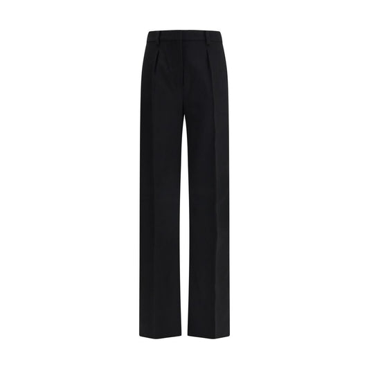 Max Mara Black Camel Hair  Casual Pants