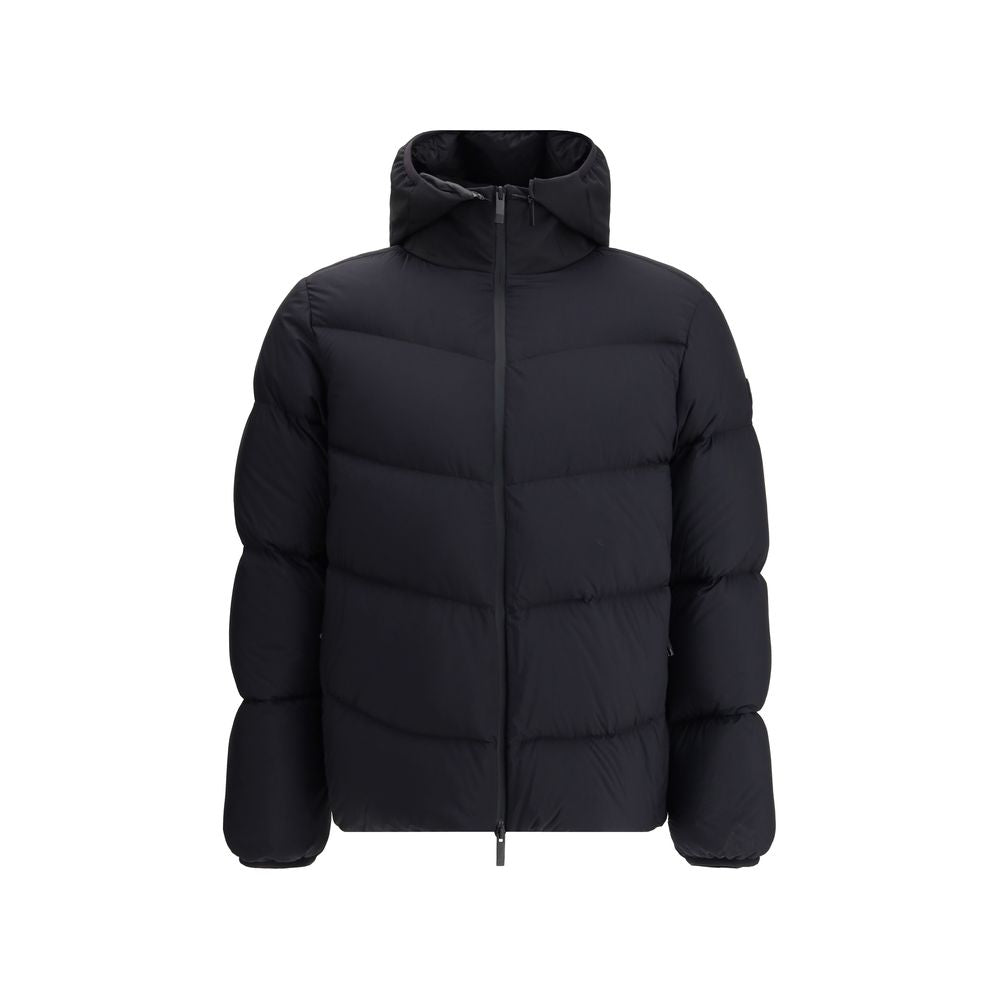 Moncler Black Polyamide Coat