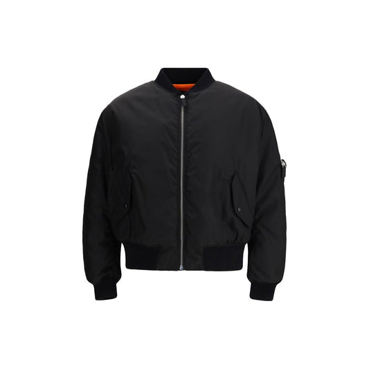 Prada Black Polyamide Bomber