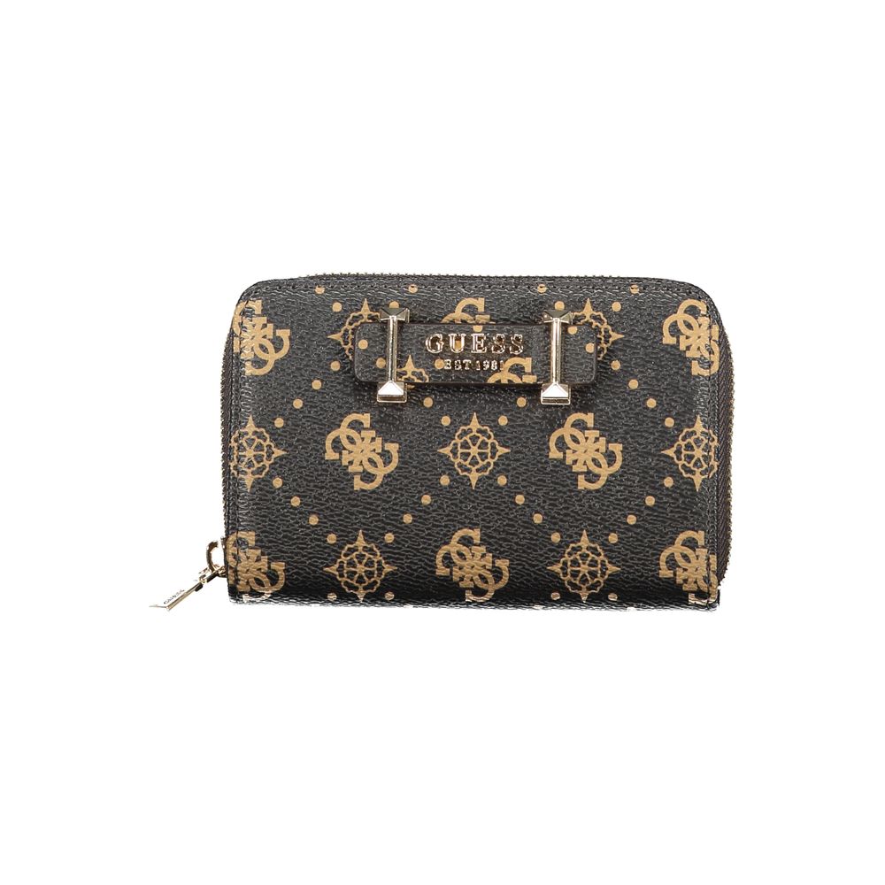 Guess Jeans Brown Polyethylene Wallet