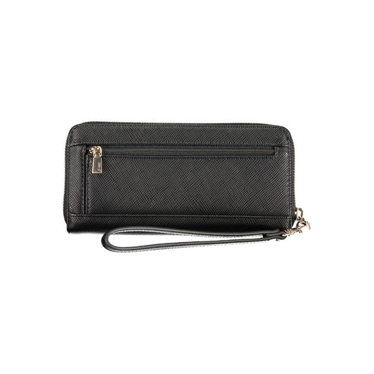Guess Jeans Black Polyethylene Wallet