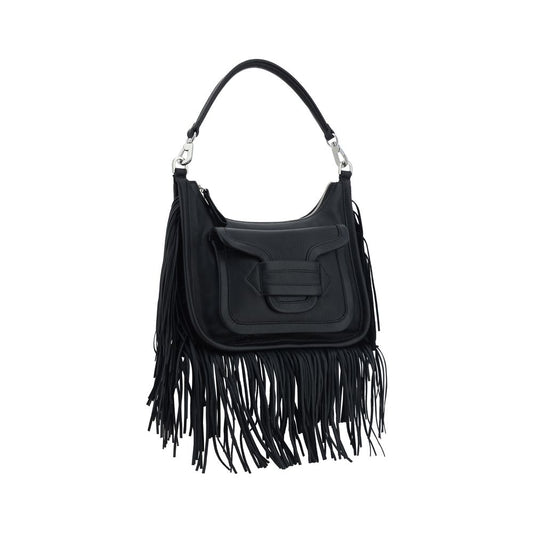 Pierre Hardy Black Calf Leather Bos Taurus Shoulder Bag