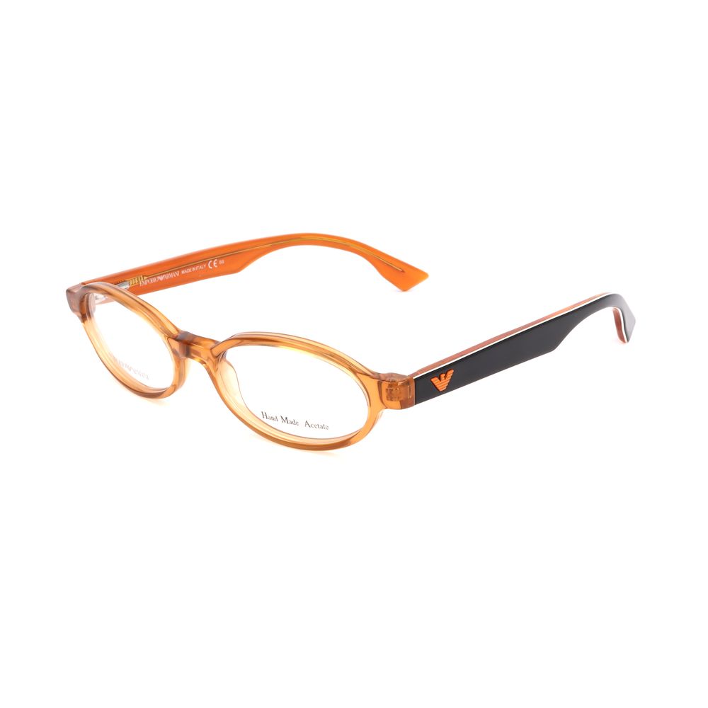 Emporio Armani Brown Acetate Glasses (Frames)