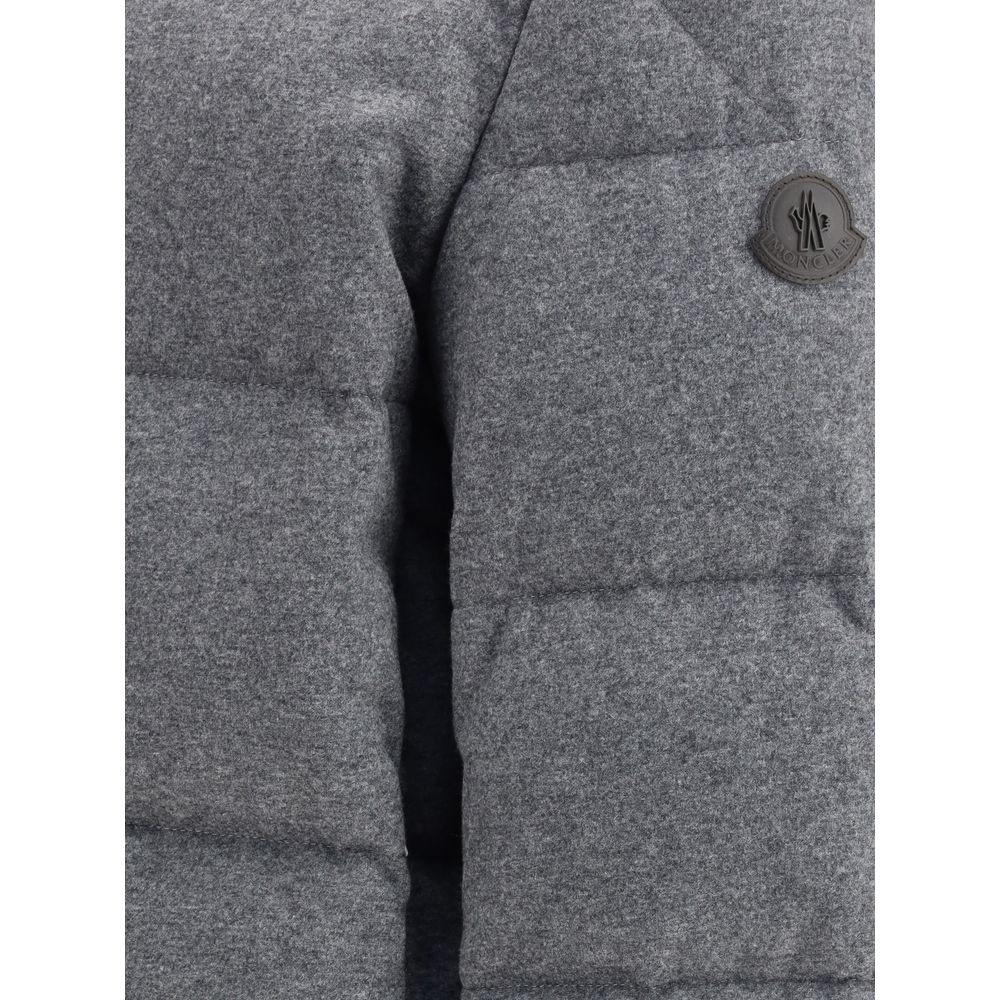 Moncler Gray Polyamide Coat