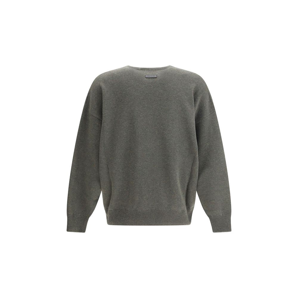 Fear Of God Black Fleece Wool Sweatshirt