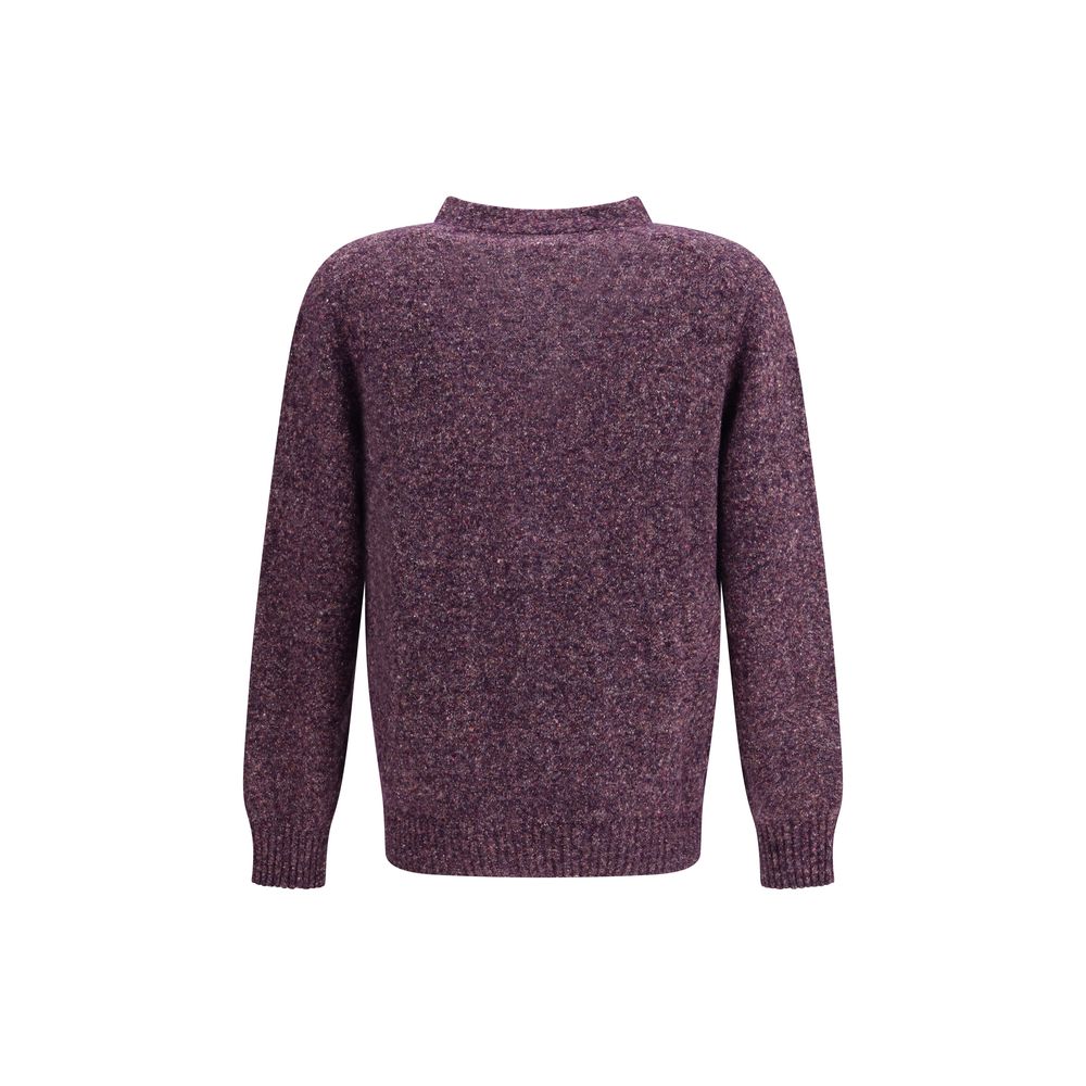 Brunello Cucinelli Purple Alpaca Vicugna Pacos Cardigan