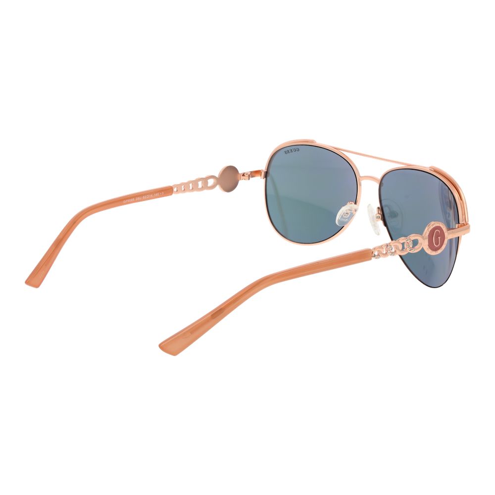 Guess Rose Gold Metal Sunglasses