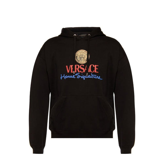 Versace Black Cotton Sweatshirt