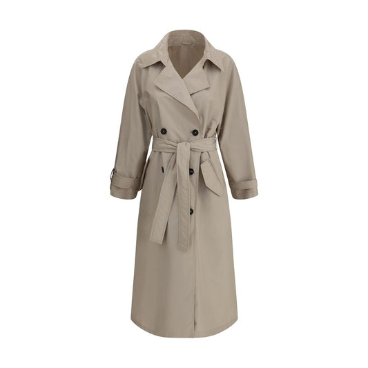 Brunello Cucinelli Beige Polyester Coat