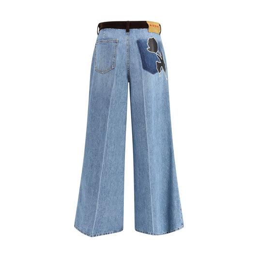 Marni Light Blue Cotton Jeans Denim