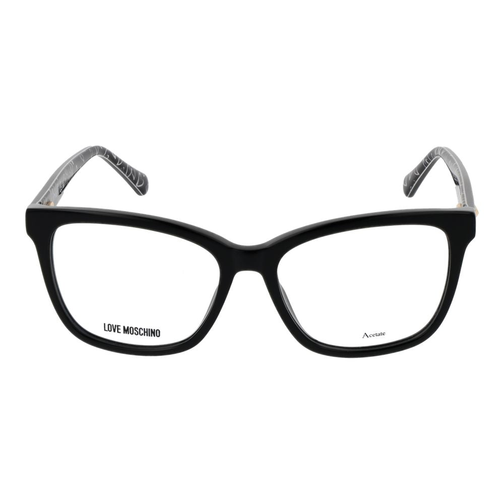 Love Moschino Black Acetate Glasses (Frames)