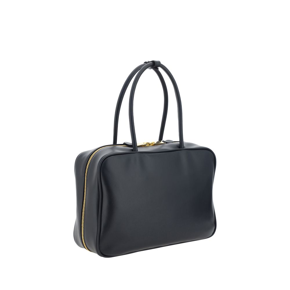 Miu Miu Black Calf Leather Bos Taurus Handbag