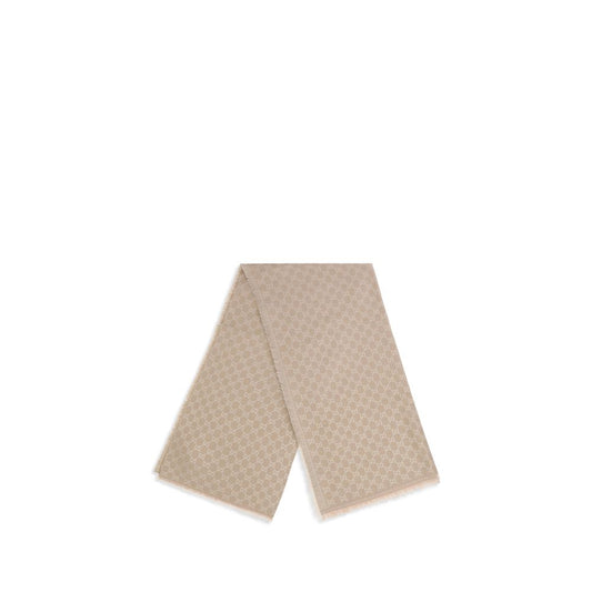 Gucci Beige Wool Scarf