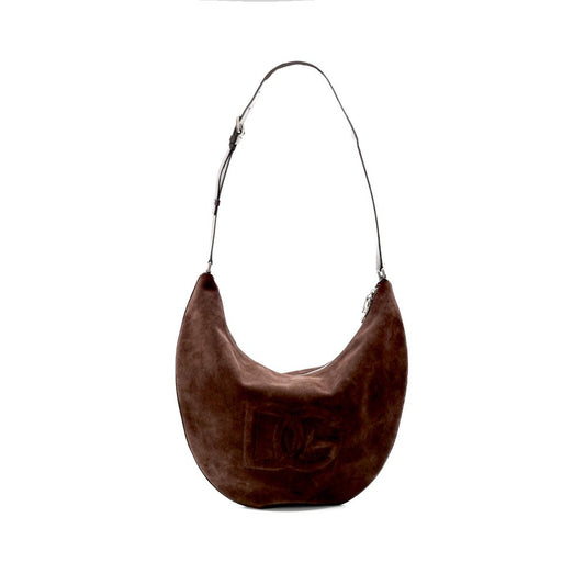 Dolce & Gabbana Brown Leather Shoulder Bag